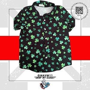 Shamrock Button Up